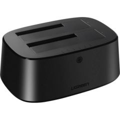 UGREEN CM198 docking station for HDD/SSD, 2.5''/3.5'', USB 3.0 (black)