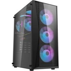 Darkflash DK352 Plus Computer Case with 4 fans (Black)