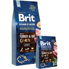 Brit Premium by Nature Ligh 15 kg Universal Apple, Chicken, Corn, Turkey