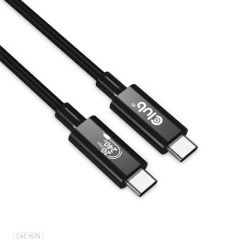 Club 3d Club3D CAC-1575  USB4 GEN2X2 TYPE-C BI-DIRECTIONAL CABLE 4K60HZ,DATA 20GBPS, PD 240W(48V/5A) EPR M/M 2M/6.56FT