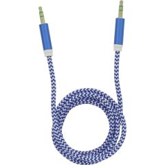 Tellur Basic audio cable aux 3.5mm jack 1m blue