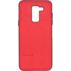 Evelatus  
       Samsung  
       Galaxy A6 Plus 2018 TPU case 1 with metal plate (possible to use with magnet car holder) 
     Red