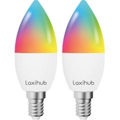 Laxihub LAE14S Wifi Bluetooth TUYA Smart LED Bulb (2-pack)