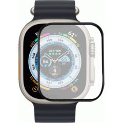 Fusion Nano 9H aizsargstikls pilnam ekrānam Apple Watch Ultra 49mm melns