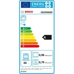 Bosch Cooker HLN39A020 Hob type Induction, Oven type Electric, White, Width 60 cm, Grilling, LED, 66 L, Depth 60 cm