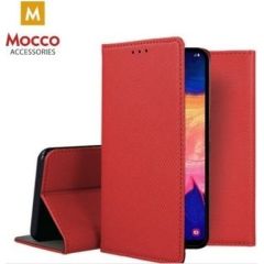Mocco Smart Magnet Book Case Grāmatveida Maks Telefonam Samsung Galaxy A13 5G / A04S Sarkans