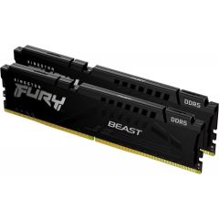 Kingston FURY DDR5 - 32GB - 6000 - CL - 36 - Dual Kit, memory (black, KF560C36BBEK2-32, Fury Beast )