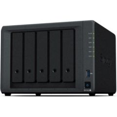 Synology DiskStation DS1522+ 5-bay R1600, Processor frequency 2.6 GHz, 8 GB, DDR4, 4x RJ-45 1GbE LAN; 2x USB 3.2 Gen 1; 2x eSATA, 2x Fans 92 mm x 92 mm. Fan Speed Mode:	Full-Speed Mode, Cool Mode, Quiet Mode