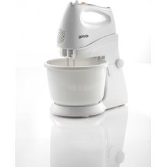 Gorenje Mixer with stand M450WS Hand Mixer, 450 W, Number of speeds 5, Turbo mode, White