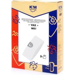 K&M Одноразовые мешки для пылесосов VAX (3шт)