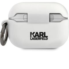 KLACAPSILCHWH Karl Lagerfeld Choupette Head Silicone Case for Airpods Pro White