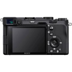 Sony Full-frame Mirrorless Interchangeable Lens Camera with Sony FE 28-60mm F4-5.6 Zoom Lens Alpha A7C 24.2 MP, ISO 102400, Display diagonal 3.0 ", Video recording, Wi-Fi, Fast Hybrid AF, Magnification 0.59 x, Viewfinder, CMOS, Black