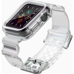 Fusion Light Set silikona siksniņa Apple Watch 38mm / 40mm / 41mm melna