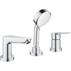 Grohe vannas maisītājs BauEdge New, 3 caurumu, uz virsmas, hroms