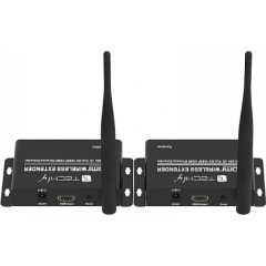 TECHLY 50m Wireless HDMI Extender Full HD 1080p 60Hz