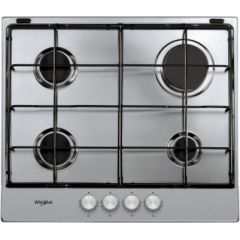 Whirlpool TGML 650 IX hob Silver Built-in Gas 4 zone(s)