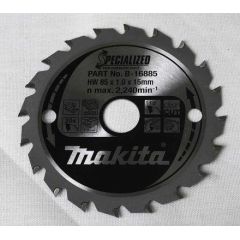 Griešanas disks kokam Makita; 85x2,5x15,0 mm; Z20; 10°