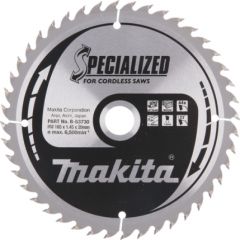 Griešanas disks kokam Makita; 165x2x20,0 mm; Z44; 18°