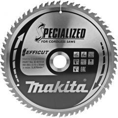 Griešanas disks kokam Makita EFFICUT; 260x2,15x30,0 mm; Z63; 10°