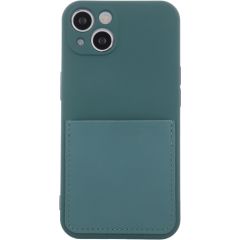 Fusion Card Case прочный силиконовый чехол для Samsung A336 Galaxy A33 5G зеленый