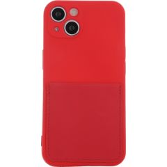 Fusion Card Case прочный силиконовый чехол для Samsung A136 Galaxy A13 5G | A04S красный