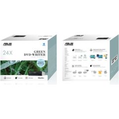 Asus DRW-24D5MT Internal, Interface SATA, DVD±RW, CD read speed 48 x, CD write speed 48 x, Black