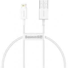 Baseus  
 
       Superior Cable USB - Lightning 2,4A 0,25 m 
     White