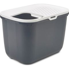 Savic Hop-In Litter Box Grey pakaišu kaste pelēka VAT008882