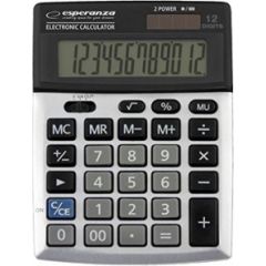 Esperanza xlyne ECL102 calculator Desktop Basic Black, Silver