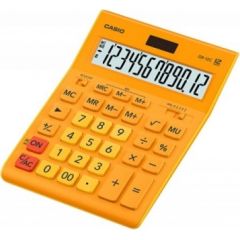 CASIO GR-12C-RG OFFICE CALCULATOR ORANGE, 12-DIGIT DISPLAY