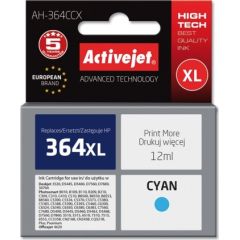 Activejet AH-364CCX HP Printer Ink, Compatible with HP 364XL CB323EE;  Premium;  12 ml;  blue.