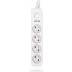 Hsk Data Kerg M02393 4 Earthed sockets  - 5.0m power strip with 3x1mm2 cable, 10A