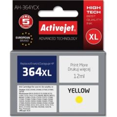 Activejet AH-364YCX ink (replacement for HP 364XL CB325EE; Premium; 12 ml; yelllow