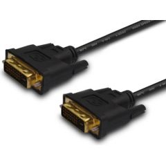 Savio CL-53 DVI cable 3 m DVI-D Black