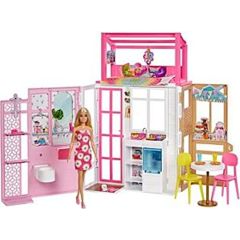 Mattel Barbie house and doll - HCD48