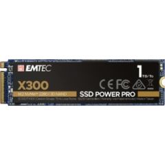 Emtec X300 M.2 SSD Power Pro 1 TB (M.2 2280, NVMe PCIe Gen 3.0 x4)