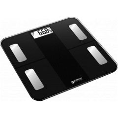 Oromed ORO-SCALE BLUETOOTH BLACK Electronic personal scale Square