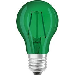 OSRAM LED STAR CLA15 DécorGreen E27 - non-dim 2W / 827 E27 136LM BLI1