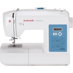 Singer Sewing Machine 6160 Brilliance Number of stitches 60, Number of buttonholes 6, White