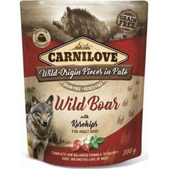 Carnilove Carnilove konservai šunims Pate Wild Boar with Rosehips 300g