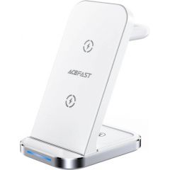 3in1 Qi inductive charger with stand Acefast E15 15W (white)