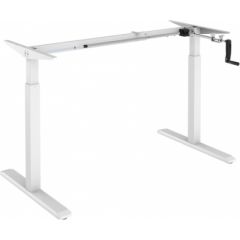 Up Up Height adjustable desk frame Ragnar, white