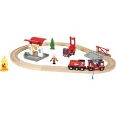 Unknown BRIO RAILWAY firefighter set, 33815000