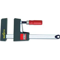 (Ir veikalā) Bessey Light body clamp UniKlamp UK100 L-veida savilcējskava (black/red, 1,000 / 80)