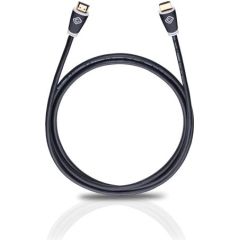 OEHLBACH Art. No. 126 EASY CONNECT HIGH SPEED HDMI CABLE WITH ETHERNET 0.75m Art. No. 126