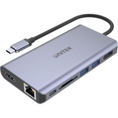 UNITEK uHUB S7 USB 3.2 Gen 1 (3.1 Gen 1) Type-C Grey