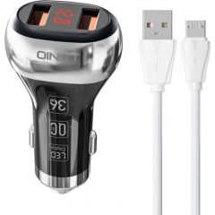 LDNIO C2 2USB Car charger + MicroUSB Cable