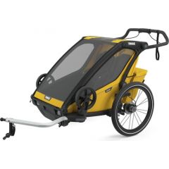 Thule Chariot Sport 2 rati, dzelteni/melni