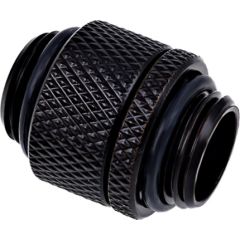 Alphacool Eiszapfen double nipple 1/4", black - 17244