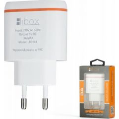 Libox LB0144 mobile device charger Orange, White Indoor